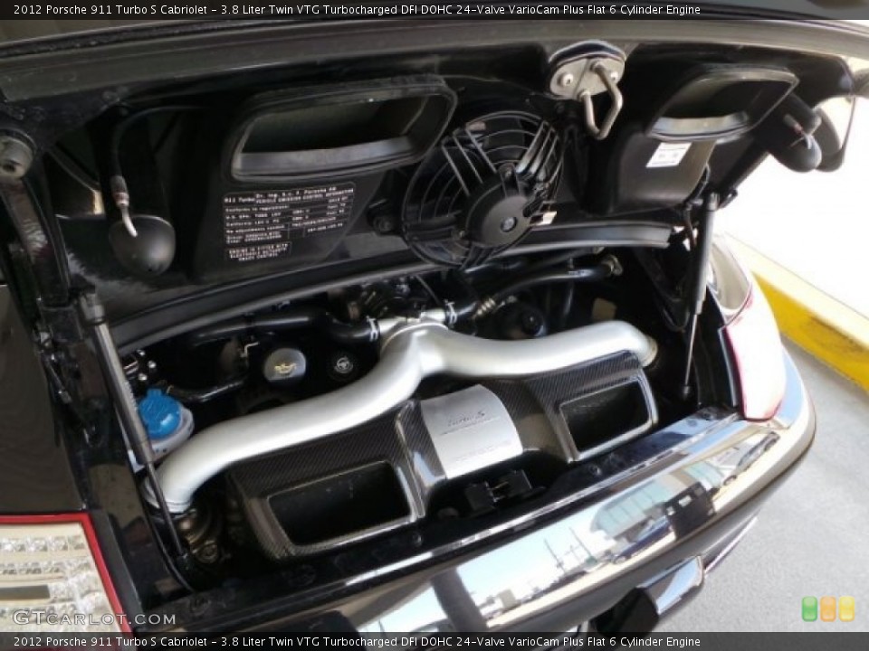 3.8 Liter Twin VTG Turbocharged DFI DOHC 24-Valve VarioCam Plus Flat 6 Cylinder Engine for the 2012 Porsche 911 #92371830