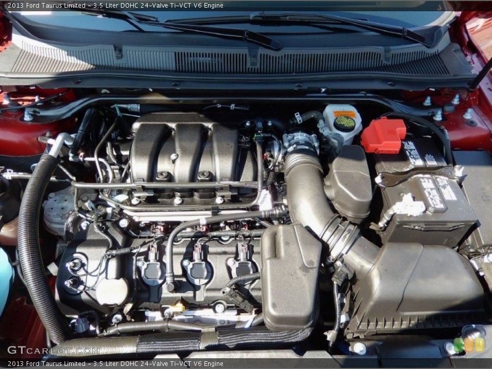 3.5 Liter DOHC 24-Valve Ti-VCT V6 2013 Ford Taurus Engine