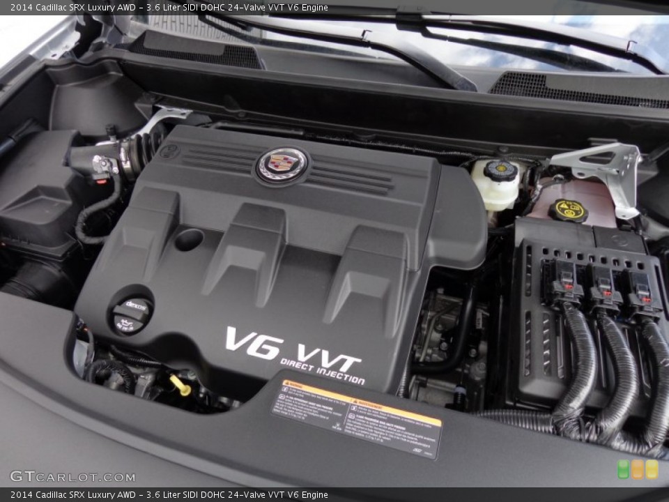 3.6 Liter SIDI DOHC 24-Valve VVT V6 Engine for the 2014 Cadillac SRX #92378316