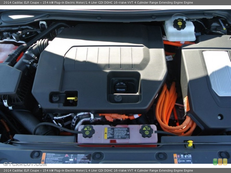 154 kW Plug-In Electric Motor/1.4 Liter GDI DOHC 16-Valve VVT 4 Cylinder Range Extending Engine Engine for the 2014 Cadillac ELR #92415933