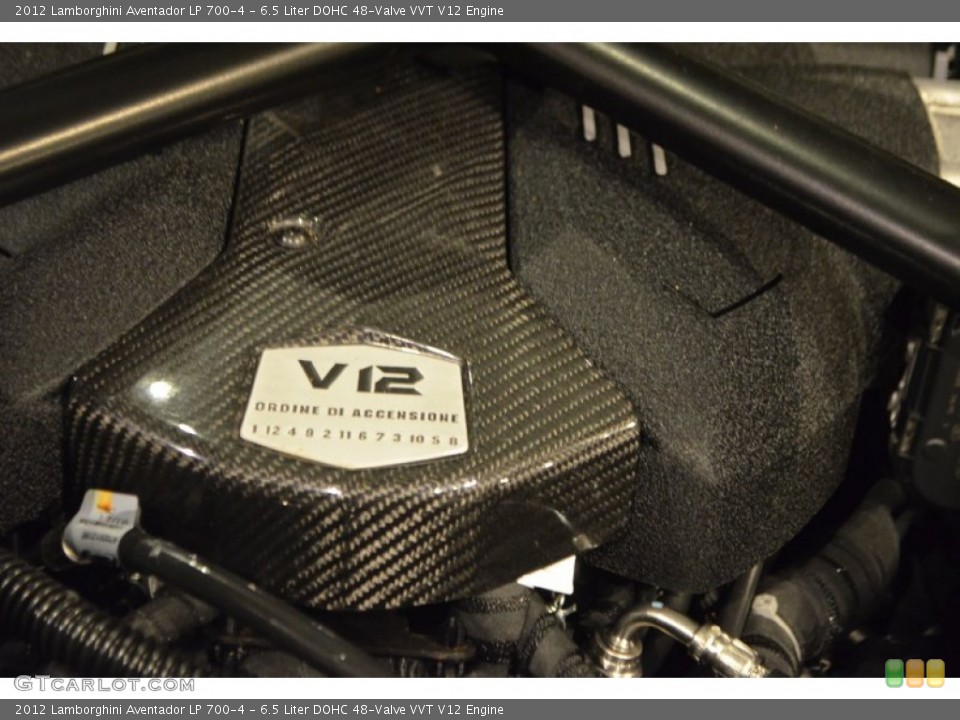 6.5 Liter DOHC 48-Valve VVT V12 Engine for the 2012 Lamborghini Aventador #92429934