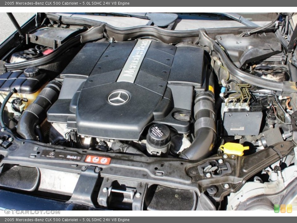 5.0L SOHC 24V V8 2005 Mercedes-Benz CLK Engine