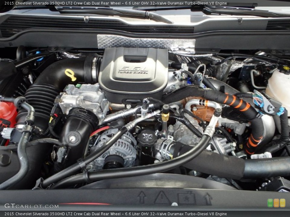 6.6 Liter OHV 32-Valve Duramax Turbo-Diesel V8 Engine for the 2015 Chevrolet Silverado 3500HD #92469218