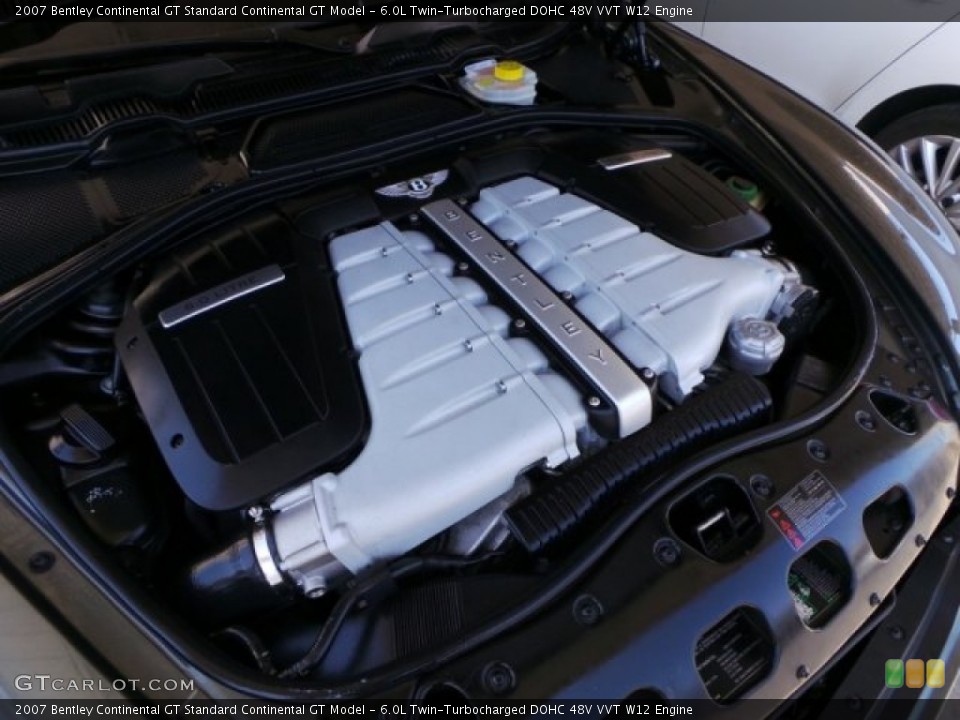6.0L Twin-Turbocharged DOHC 48V VVT W12 Engine for the 2007 Bentley Continental GT #92474791