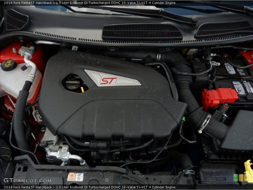 1.6 Liter EcoBoost DI Turbocharged DOHC 16-Valve Ti-VCT 4 Cylinder Engine for the 2014 Ford Fiesta #92479946