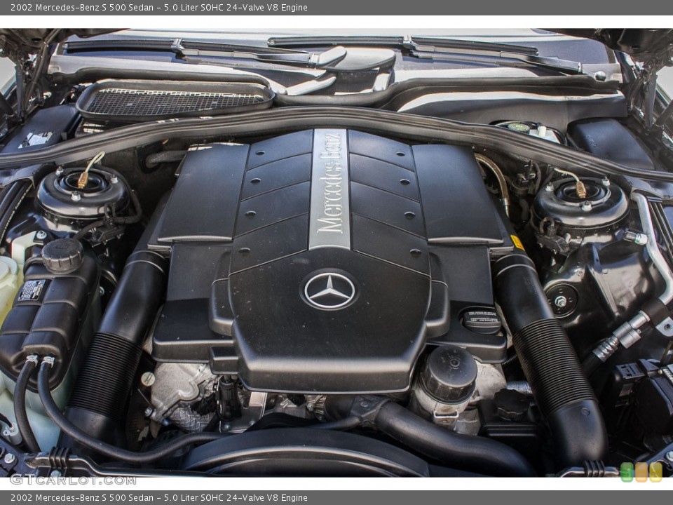 5.0 Liter SOHC 24-Valve V8 Engine for the 2002 Mercedes-Benz S #92481821
