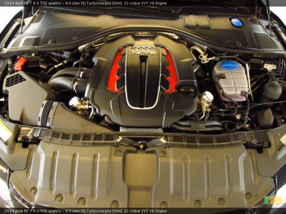 4.0 Liter FSI Turbocharged DOHC 32-Valve VVT V8 Engine for the 2014 Audi RS 7 #92516340