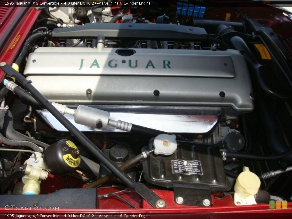 4.0 Liter DOHC 24-Valve Inline 6 Cylinder Engine for the 1995 Jaguar XJ #92516490