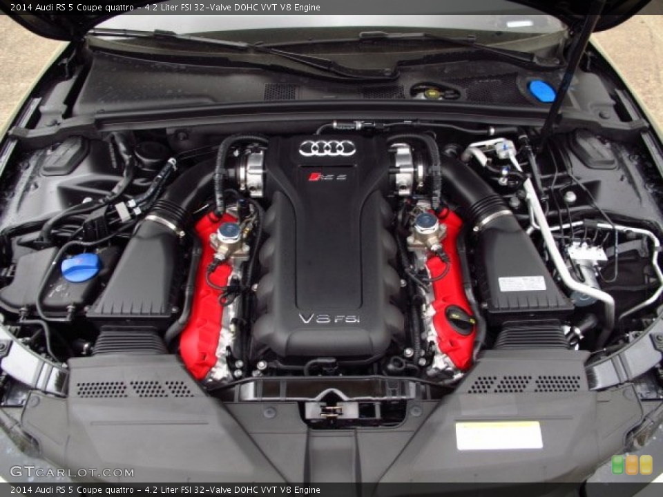 4.2 Liter FSI 32-Valve DOHC VVT V8 Engine for the 2014 Audi RS 5 #92518020