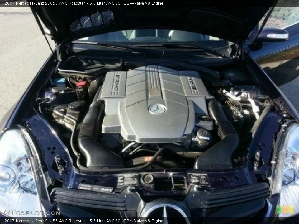 5.5 Liter AMG SOHC 24-Valve V8 2007 Mercedes-Benz SLK Engine