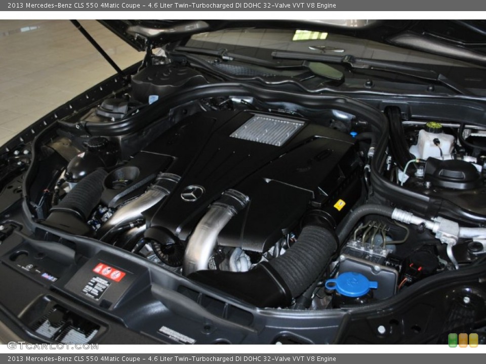 4.6 Liter Twin-Turbocharged DI DOHC 32-Valve VVT V8 Engine for the 2013 Mercedes-Benz CLS #92574551