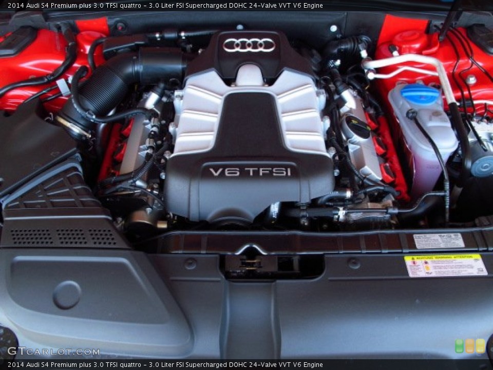 3.0 Liter FSI Supercharged DOHC 24-Valve VVT V6 Engine for the 2014 Audi S4 #92584130