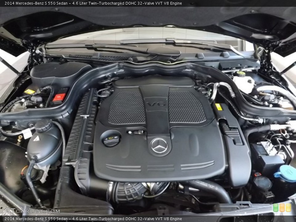 4.6 Liter Twin-Turbocharged DOHC 32-Valve VVT V8 Engine for the 2014 Mercedes-Benz S #92599784