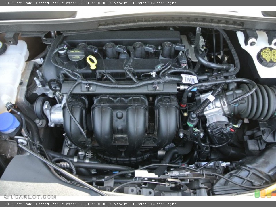 2.5 Liter DOHC 16-Valve iVCT Duratec 4 Cylinder Engine for the 2014 Ford Transit Connect #92600717