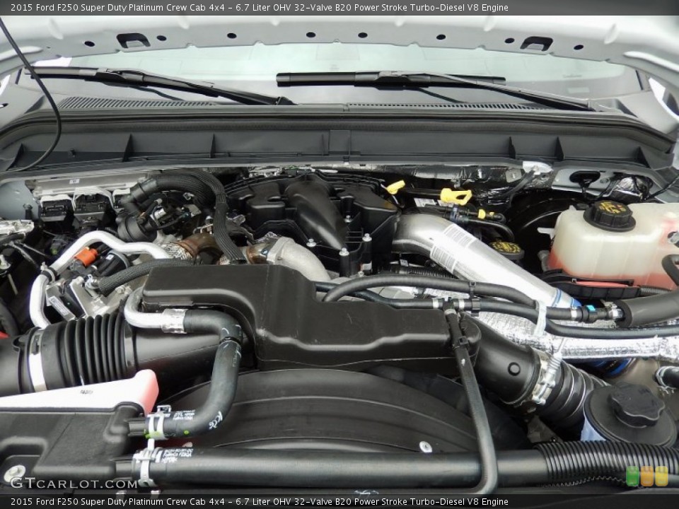 6.7 Liter OHV 32-Valve B20 Power Stroke Turbo-Diesel V8 Engine for the 2015 Ford F250 Super Duty #92607224