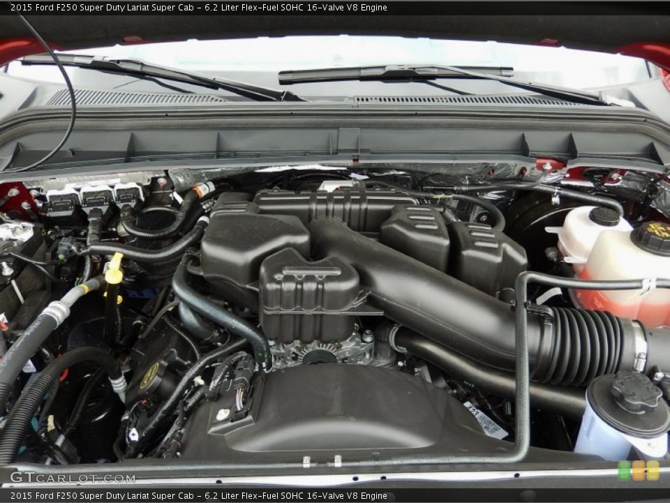 6.2 Liter Flex-Fuel SOHC 16-Valve V8 Engine for the 2015 Ford F250 Super Duty #92607557