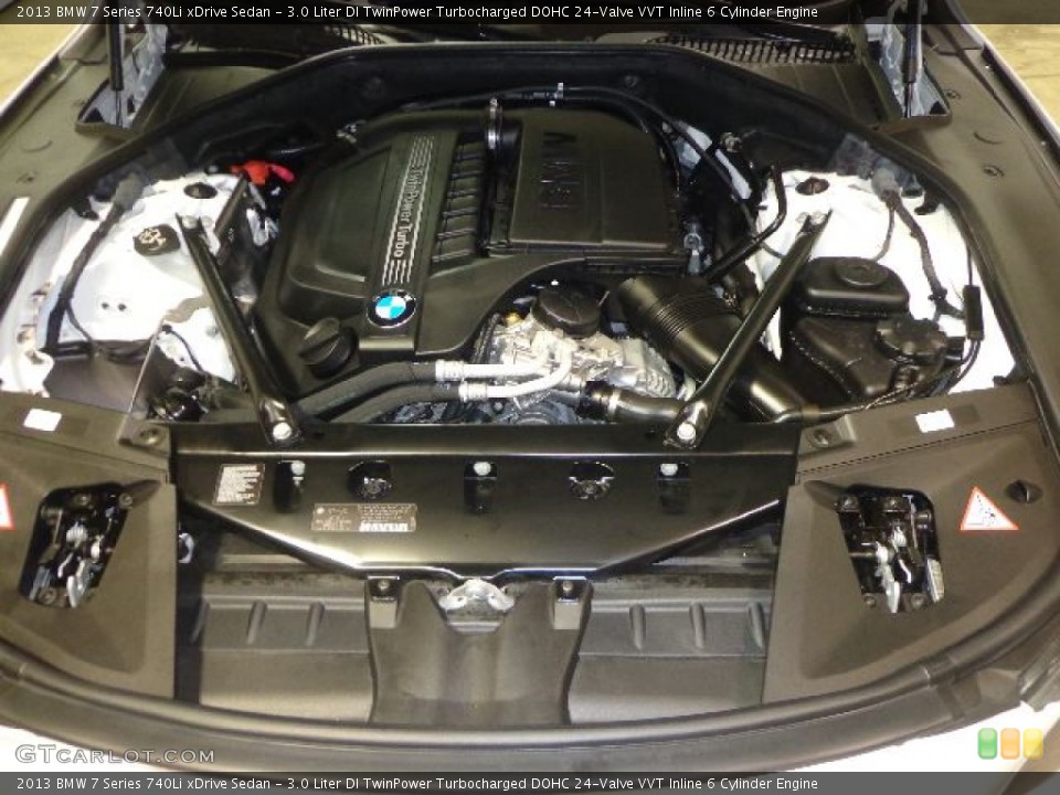 3.0 Liter DI TwinPower Turbocharged DOHC 24-Valve VVT Inline 6 Cylinder Engine for the 2013 BMW 7 Series #92612094