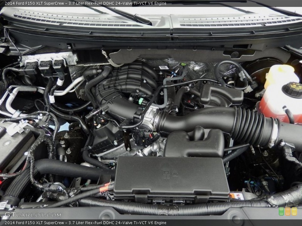 3.7 Liter Flex-Fuel DOHC 24-Valve Ti-VCT V6 Engine for the 2014 Ford F150 #92613459