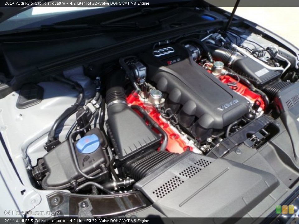 4.2 Liter FSI 32-Valve DOHC VVT V8 Engine for the 2014 Audi RS 5 #92694899