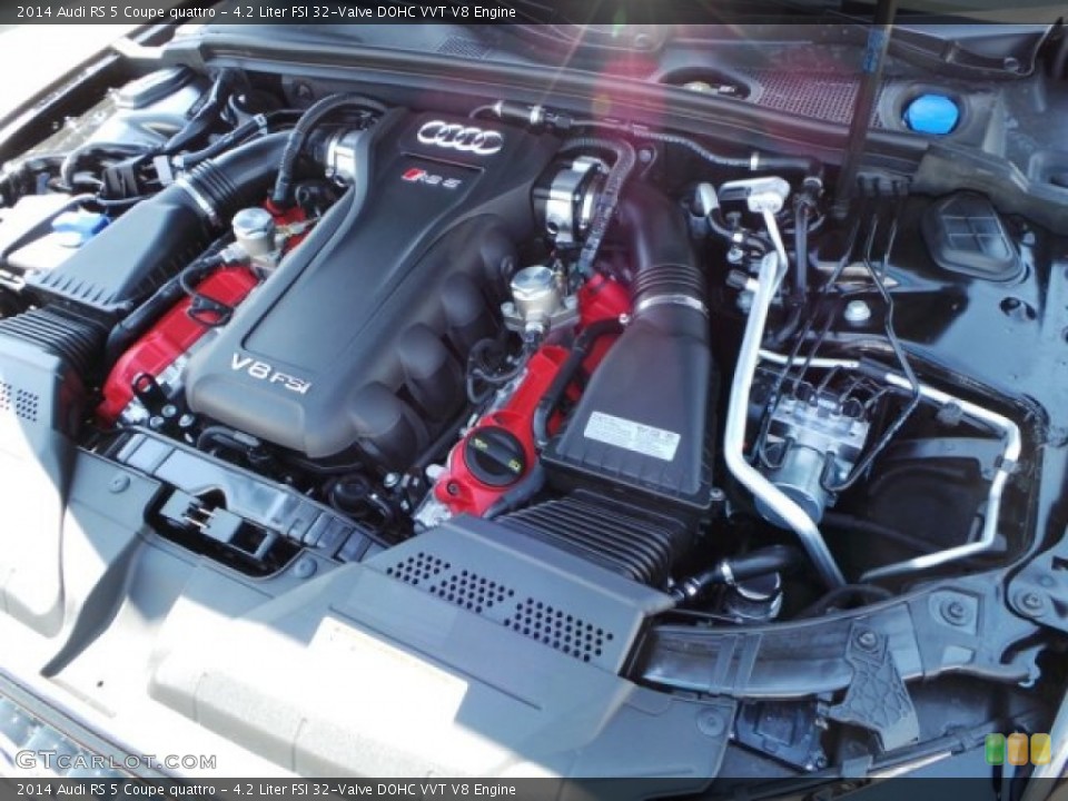4.2 Liter FSI 32-Valve DOHC VVT V8 Engine for the 2014 Audi RS 5 #92697734