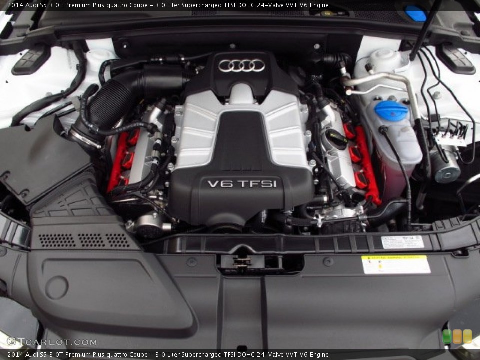 3.0 Liter Supercharged TFSI DOHC 24-Valve VVT V6 Engine for the 2014 Audi S5 #92726032