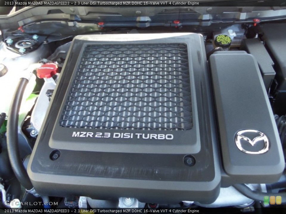 2.3 Liter DISI Turbocharged MZR DOHC 16-Valve VVT 4 Cylinder Engine for the 2013 Mazda MAZDA3 #92743300