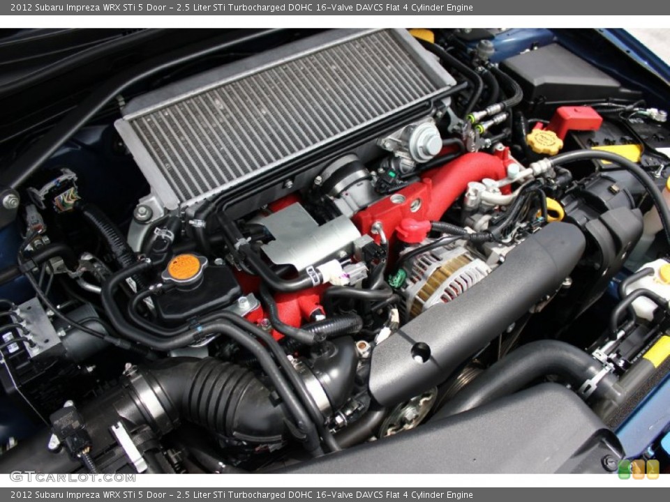 2.5 Liter STi Turbocharged DOHC 16-Valve DAVCS Flat 4 Cylinder Engine for the 2012 Subaru Impreza #92778247