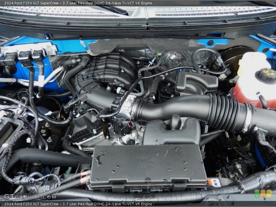 3.7 Liter Flex-Fuel DOHC 24-Valve Ti-VCT V6 Engine for the 2014 Ford F150 #92803734