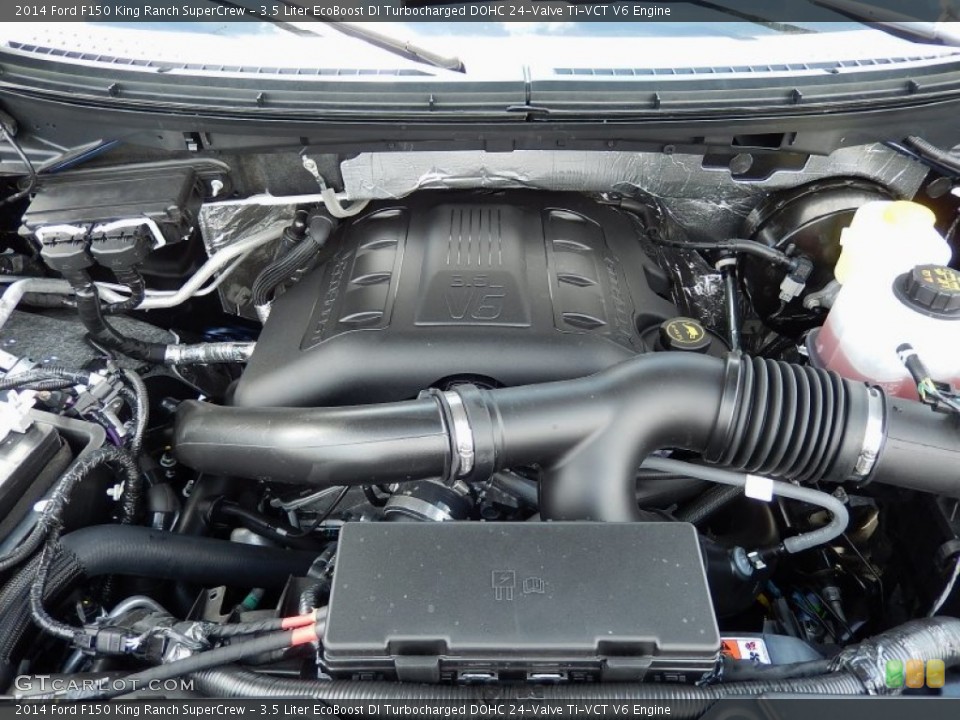 3.5 Liter EcoBoost DI Turbocharged DOHC 24-Valve Ti-VCT V6 Engine for the 2014 Ford F150 #92807052