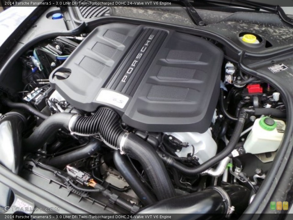 3.0 Liter DFI Twin-Turbocharged DOHC 24-Valve VVT V6 Engine for the 2014 Porsche Panamera #92807457