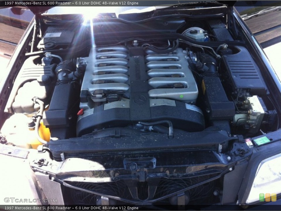 6.0 Liter DOHC 48-Valve V12 Engine for the 1997 Mercedes-Benz SL #92809575