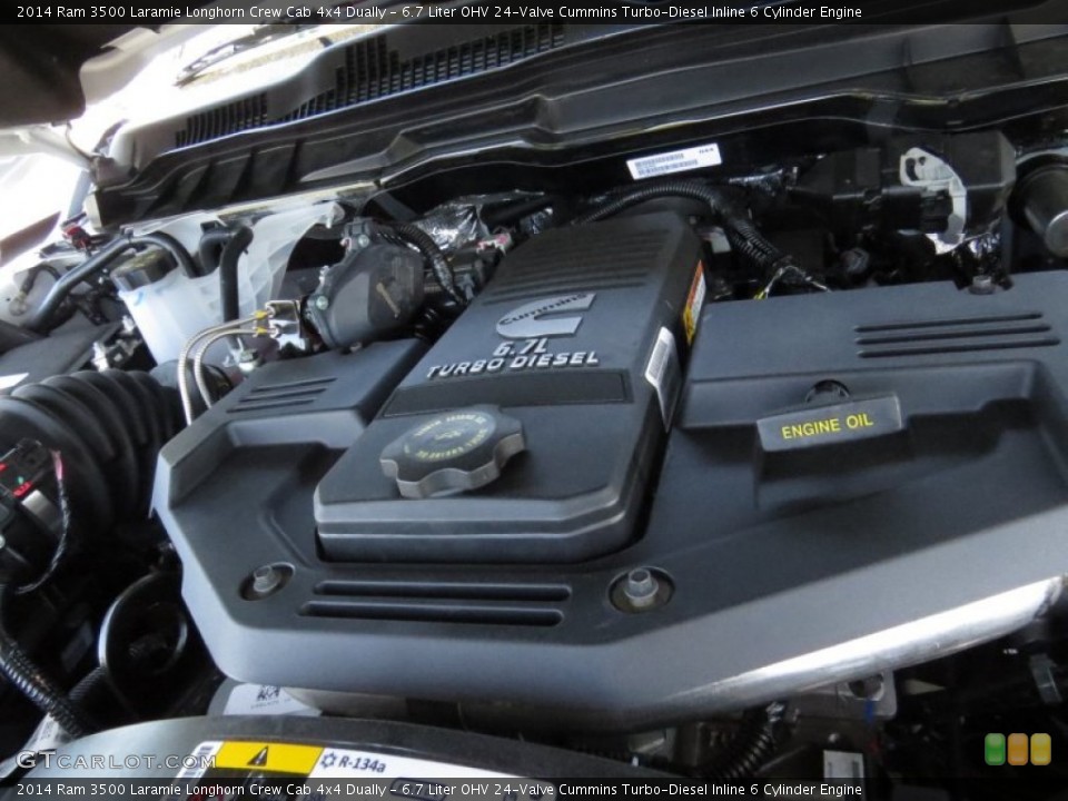 6.7 Liter OHV 24-Valve Cummins Turbo-Diesel Inline 6 Cylinder Engine for the 2014 Ram 3500 #92823915