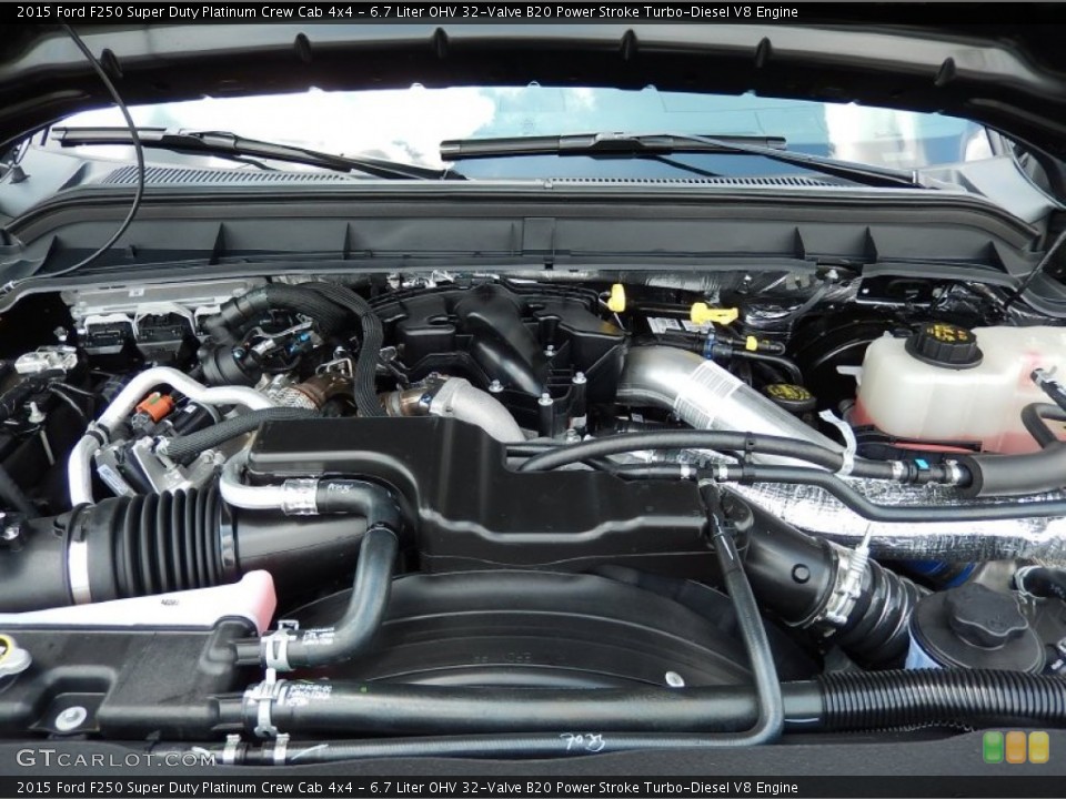 6.7 Liter OHV 32-Valve B20 Power Stroke Turbo-Diesel V8 Engine for the 2015 Ford F250 Super Duty #92861087
