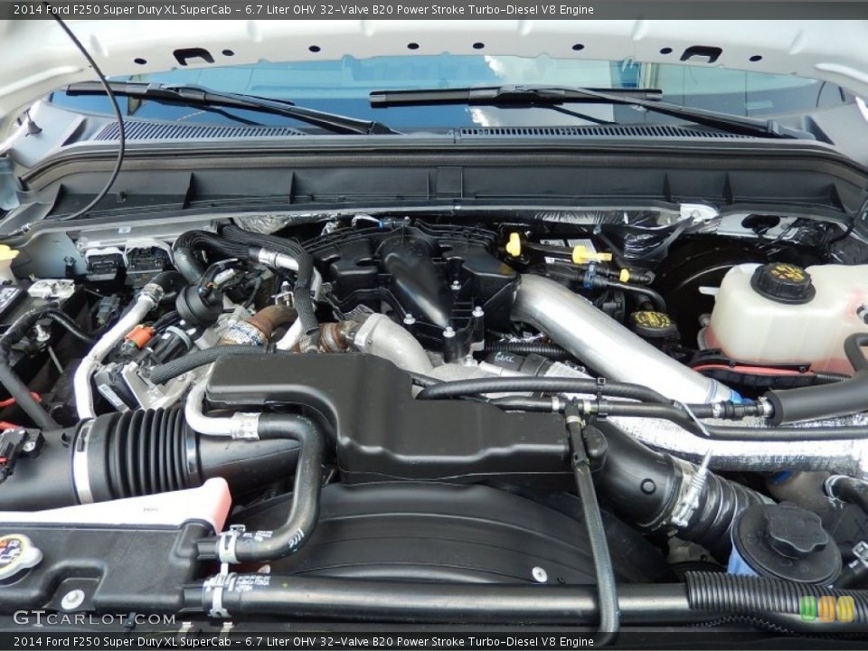6.7 Liter OHV 32-Valve B20 Power Stroke Turbo-Diesel V8 Engine for the 2014 Ford F250 Super Duty #92862314