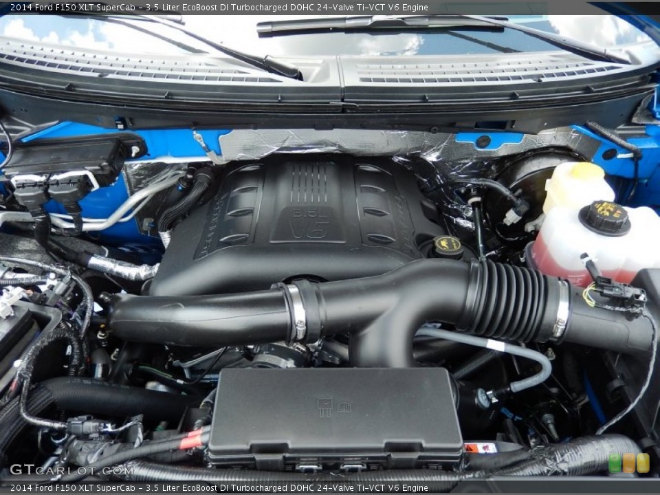 3.5 Liter EcoBoost DI Turbocharged DOHC 24-Valve Ti-VCT V6 Engine for the 2014 Ford F150 #92863583