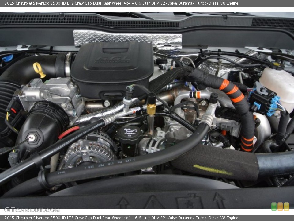 6.6 Liter OHV 32-Valve Duramax Turbo-Diesel V8 Engine for the 2015 Chevrolet Silverado 3500HD #92960804