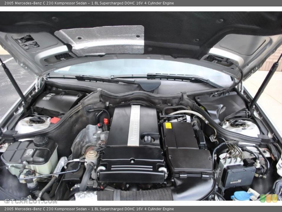 1.8L Supercharged DOHC 16V 4 Cylinder Engine for the 2005 Mercedes-Benz C #92961035