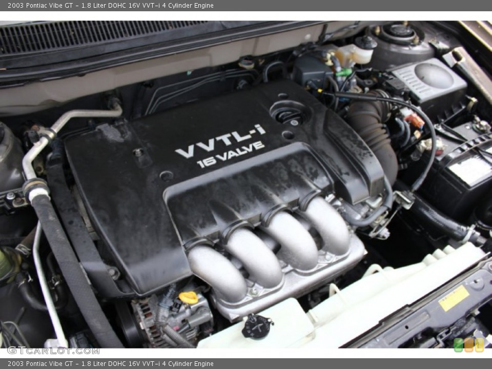 1.8 Liter DOHC 16V VVT-i 4 Cylinder Engine for the 2003 Pontiac Vibe #92967626