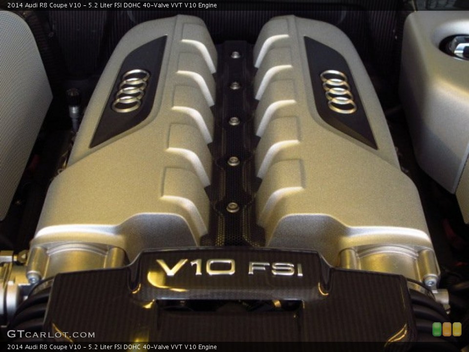 5.2 Liter FSI DOHC 40-Valve VVT V10 Engine for the 2014 Audi R8 #92970419