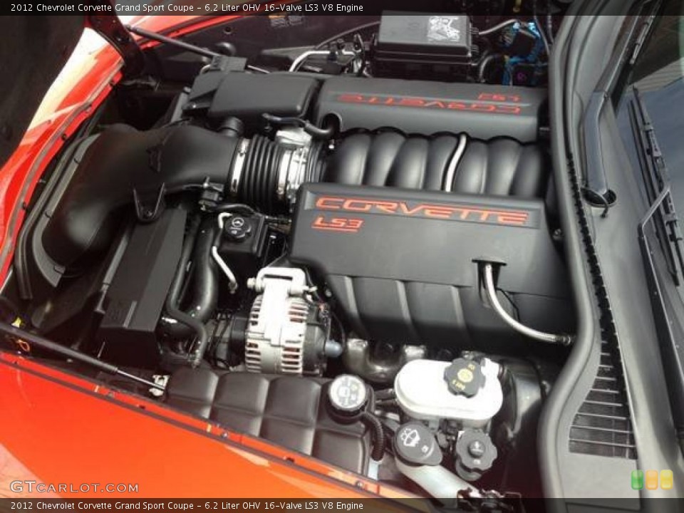 6.2 Liter OHV 16-Valve LS3 V8 Engine for the 2012 Chevrolet Corvette #92973146