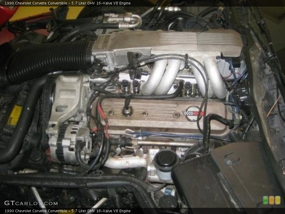 5.7 Liter OHV 16-Valve V8 Engine for the 1990 Chevrolet Corvette #93006866