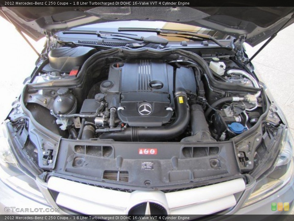 1.8 Liter Turbocharged DI DOHC 16-Valve VVT 4 Cylinder Engine for the 2012 Mercedes-Benz C #93022189