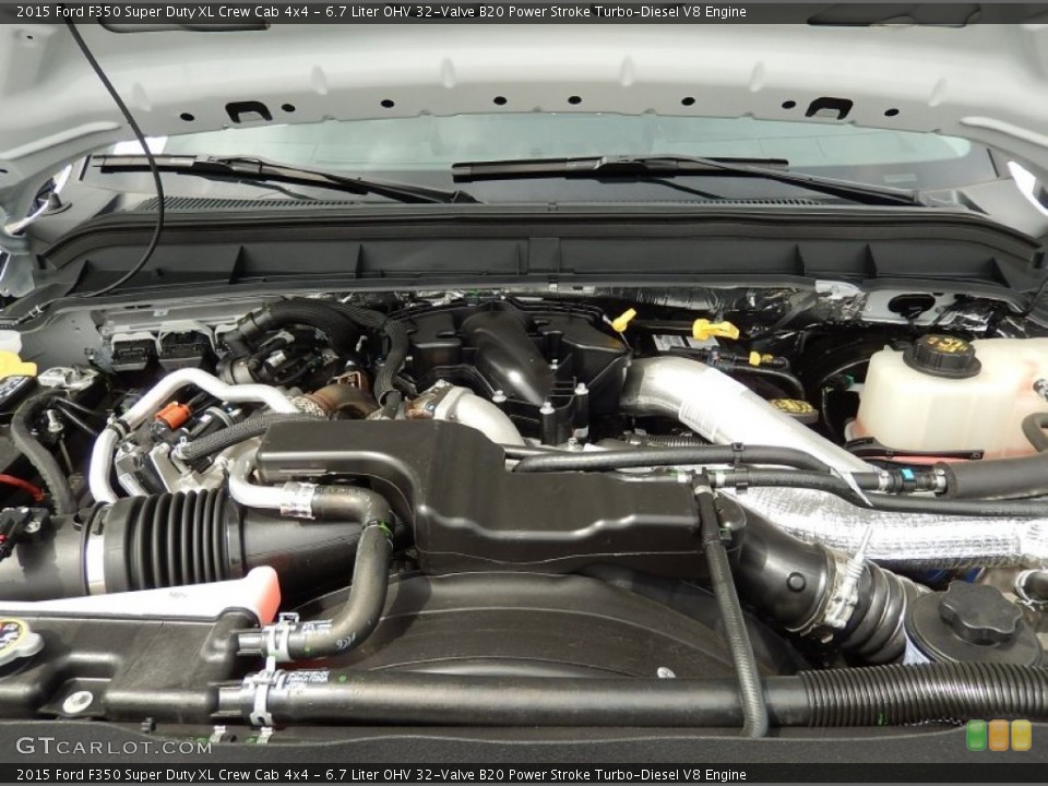 6.7 Liter OHV 32-Valve B20 Power Stroke Turbo-Diesel V8 Engine for the 2015 Ford F350 Super Duty #93042058
