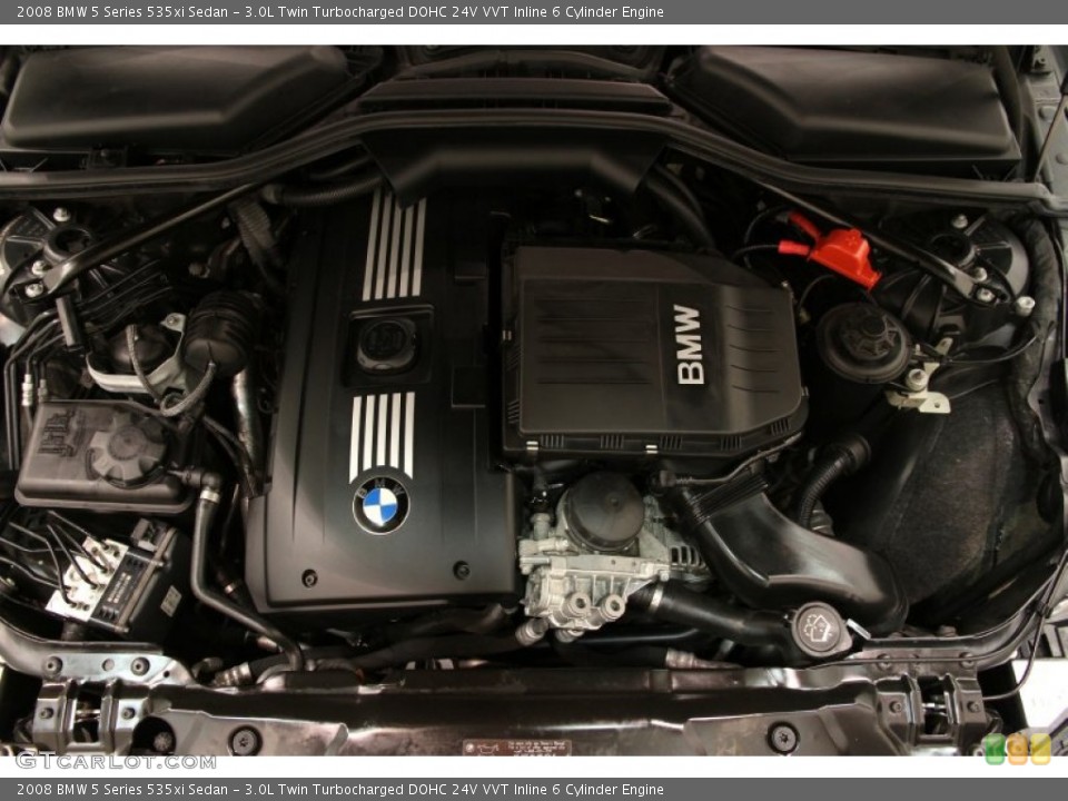 3.0L Twin Turbocharged DOHC 24V VVT Inline 6 Cylinder Engine for the 2008 BMW 5 Series #93072562
