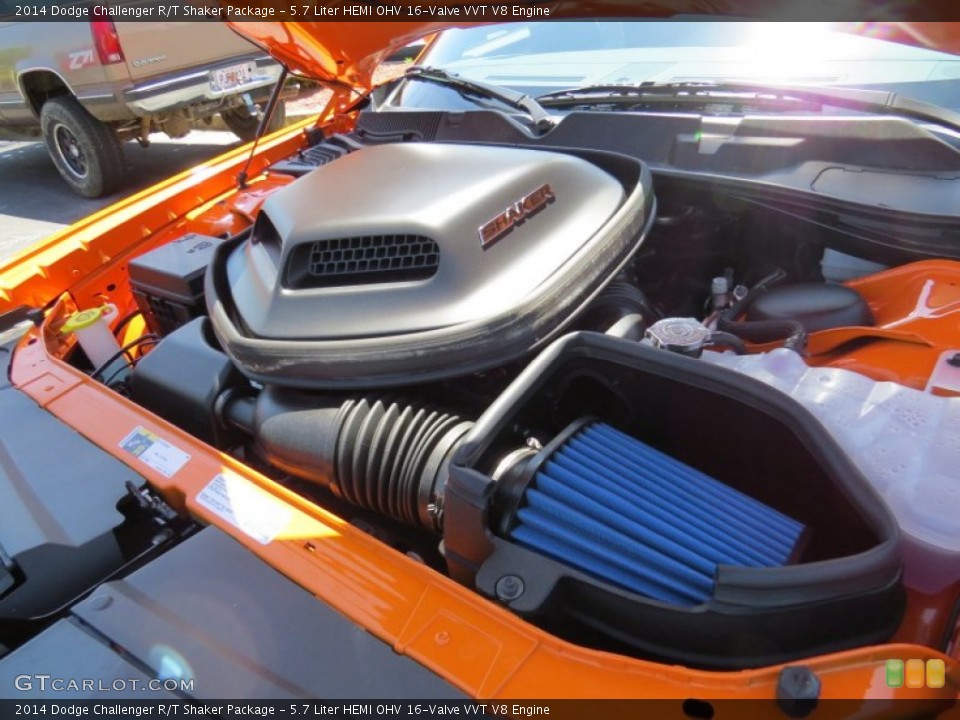 5.7 Liter HEMI OHV 16-Valve VVT V8 Engine for the 2014 Dodge Challenger #93092477