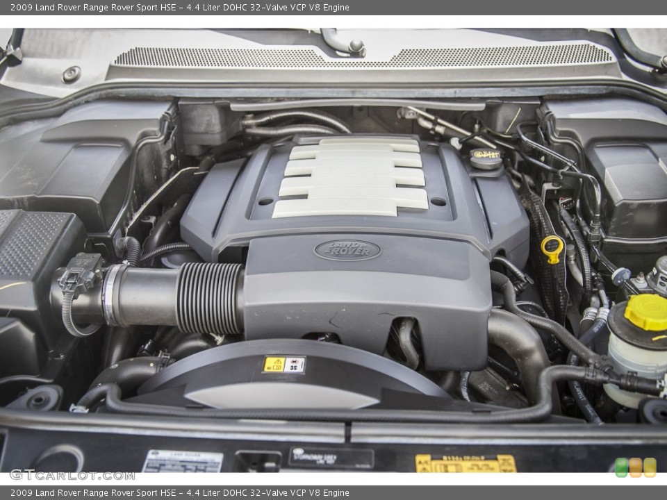 4.4 Liter DOHC 32-Valve VCP V8 2009 Land Rover Range Rover Sport Engine
