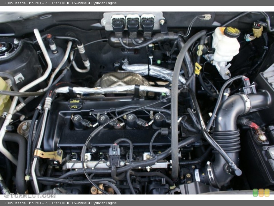 2.3 Liter DOHC 16-Valve 4 Cylinder 2005 Mazda Tribute Engine