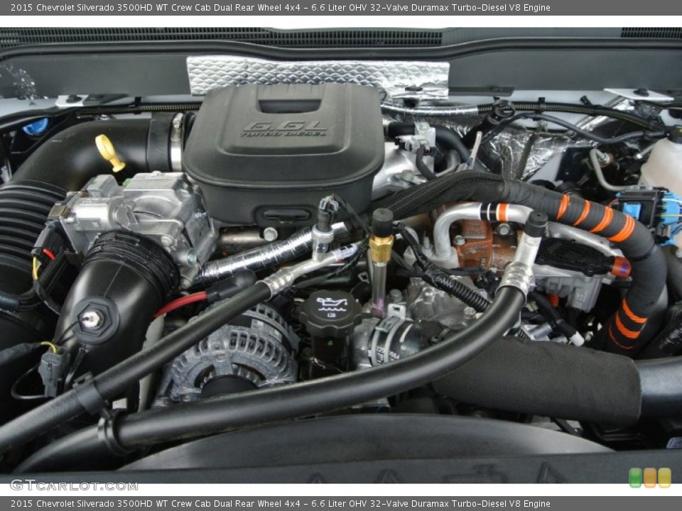 6.6 Liter OHV 32-Valve Duramax Turbo-Diesel V8 Engine for the 2015 Chevrolet Silverado 3500HD #93130539