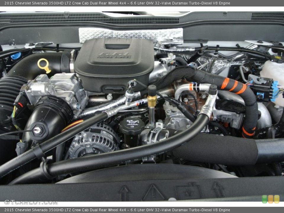 6.6 Liter OHV 32-Valve Duramax Turbo-Diesel V8 Engine for the 2015 Chevrolet Silverado 3500HD #93130839