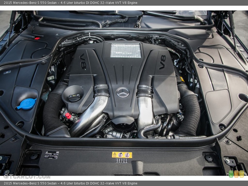4.6 Liter biturbo DI DOHC 32-Valve VVT V8 Engine for the 2015 Mercedes-Benz S #93155365